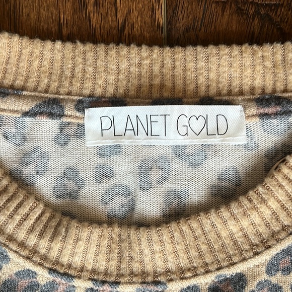 Plant Gold leopard tunic, junior size XS - Picture 5 of 7